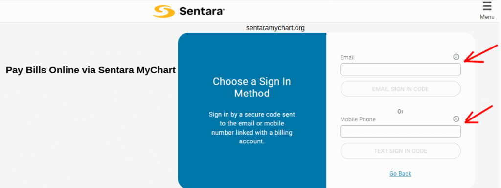 Pay Bills - Sentara MyChart